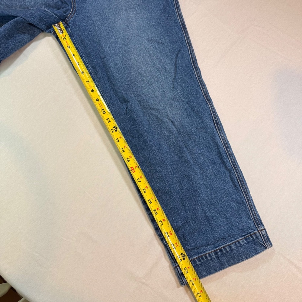 Talbots Straight Ankle Jeans Womens 10 Medium Wash Stretch Quiet Luxury Classic - Picture 5 of 9
